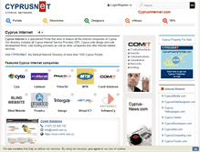Tablet Screenshot of cyprusinternet.com
